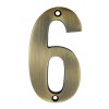 3" Broad Brass Numerals (0-9)